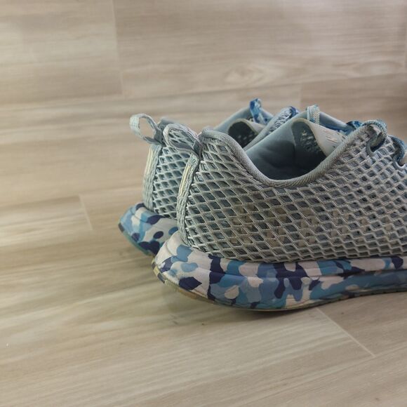 NOBULL Wild Mesh Runner Running Shoes Ice Blue Unisex W 10 M 8.5 Lace Up Camo - Picture 3 of 14